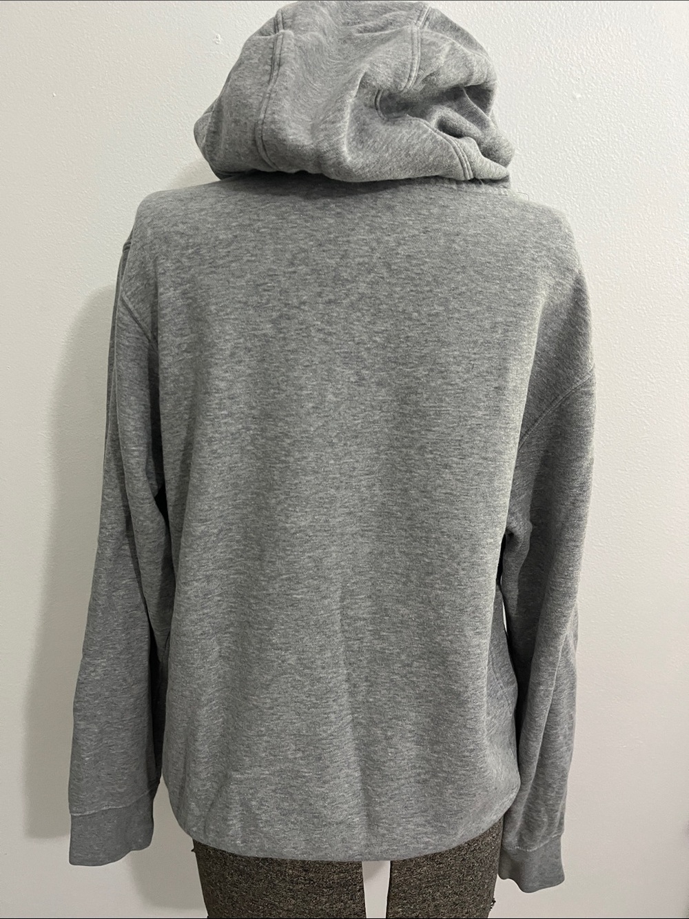 Nike Men’s Gray Hooded Pullover Sweatshirt - Picture 3 of 4